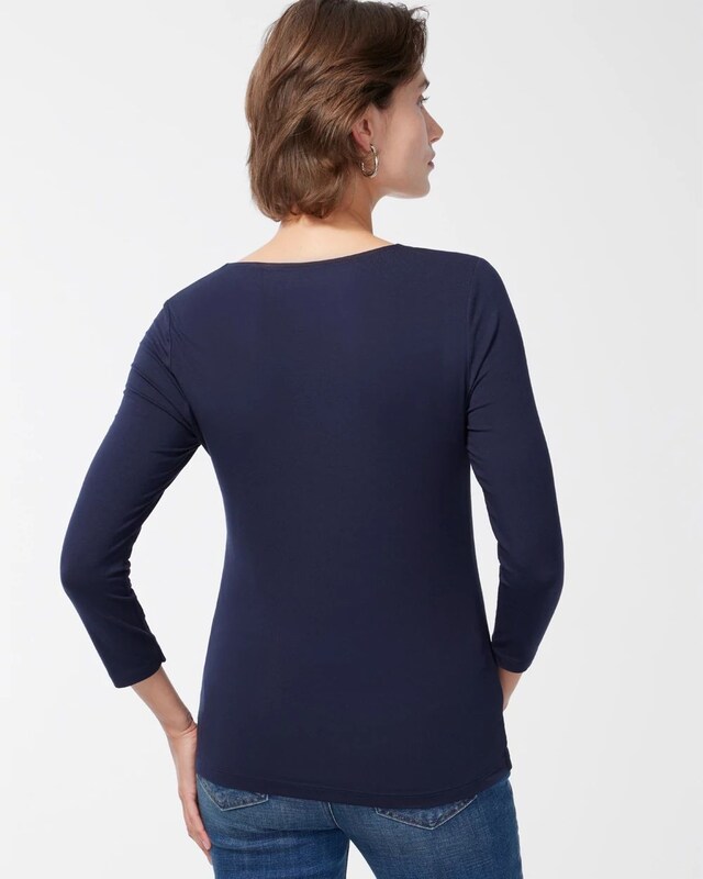 Touch of Cool Square Neck Tee - image 3